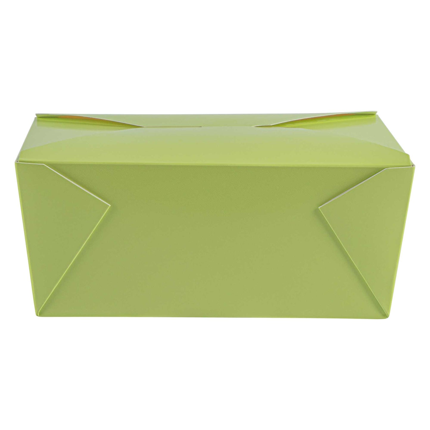 Bio Tek 98 oz Rectangle Eco Green Paper #4 Bio Box Take Out Container - 8 1/2" x 6 1/4" x 3 1/2" - 50 count box