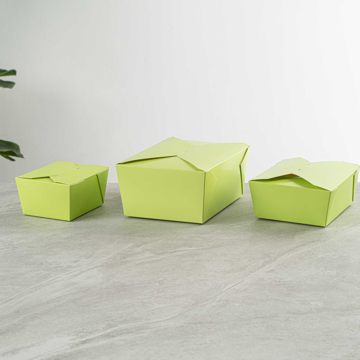 Bio Tek 98 oz Rectangle Eco Green Paper #4 Bio Box Take Out Container - 8 1/2" x 6 1/4" x 3 1/2" - 200 count box