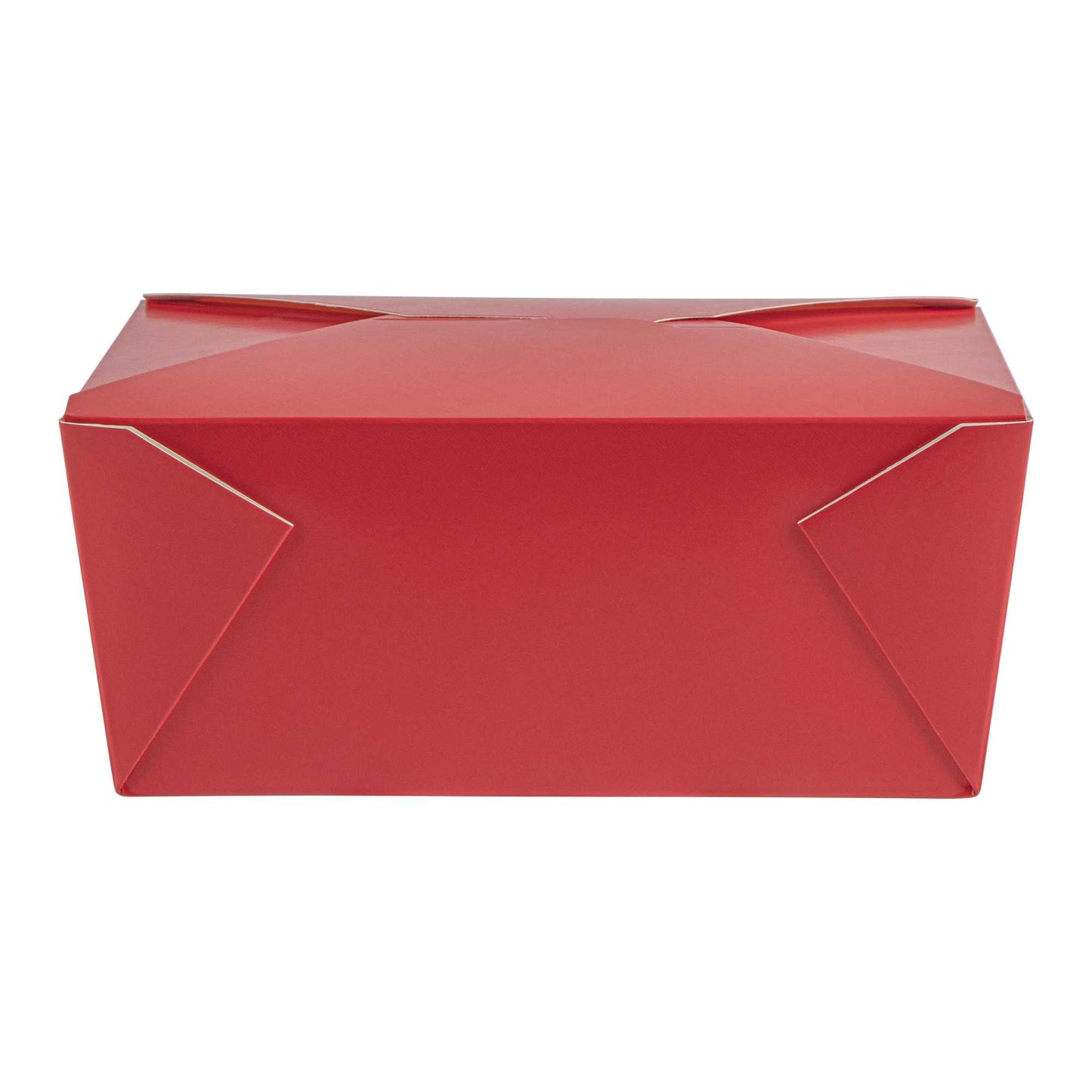 Bio Tek 98 oz Rectangle Red Paper #4 Bio Box Take Out Container - 8 1/2" x 6 1/4" x 3 1/2" - 200 count box