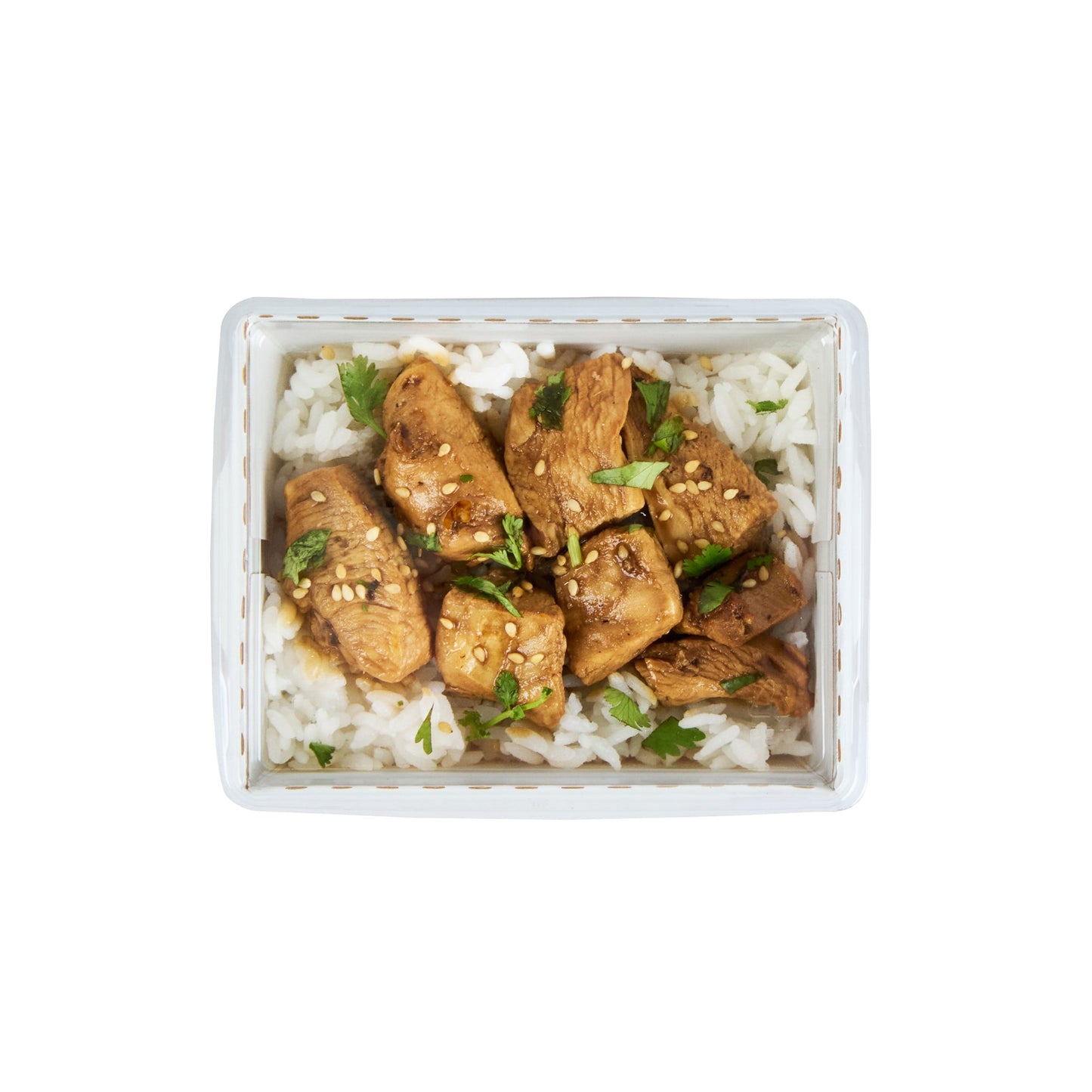 Cafe Vision Rectangle Clear Plastic Lid - Fits Small Click Lock Container - 50 count box