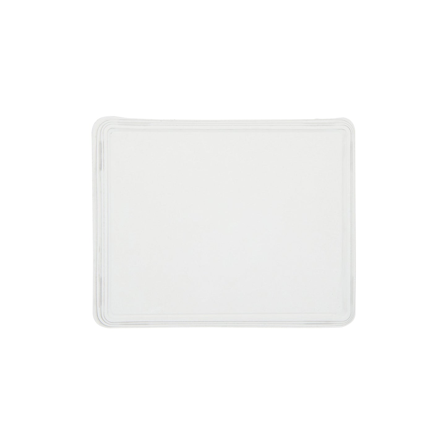 Cafe Vision Rectangle Clear Plastic Lid - Fits Small Click Lock Container - 50 count box