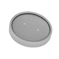 Bio Tek Round Gray Paper Soup Container Lid - Fits 12 oz - 200 count box