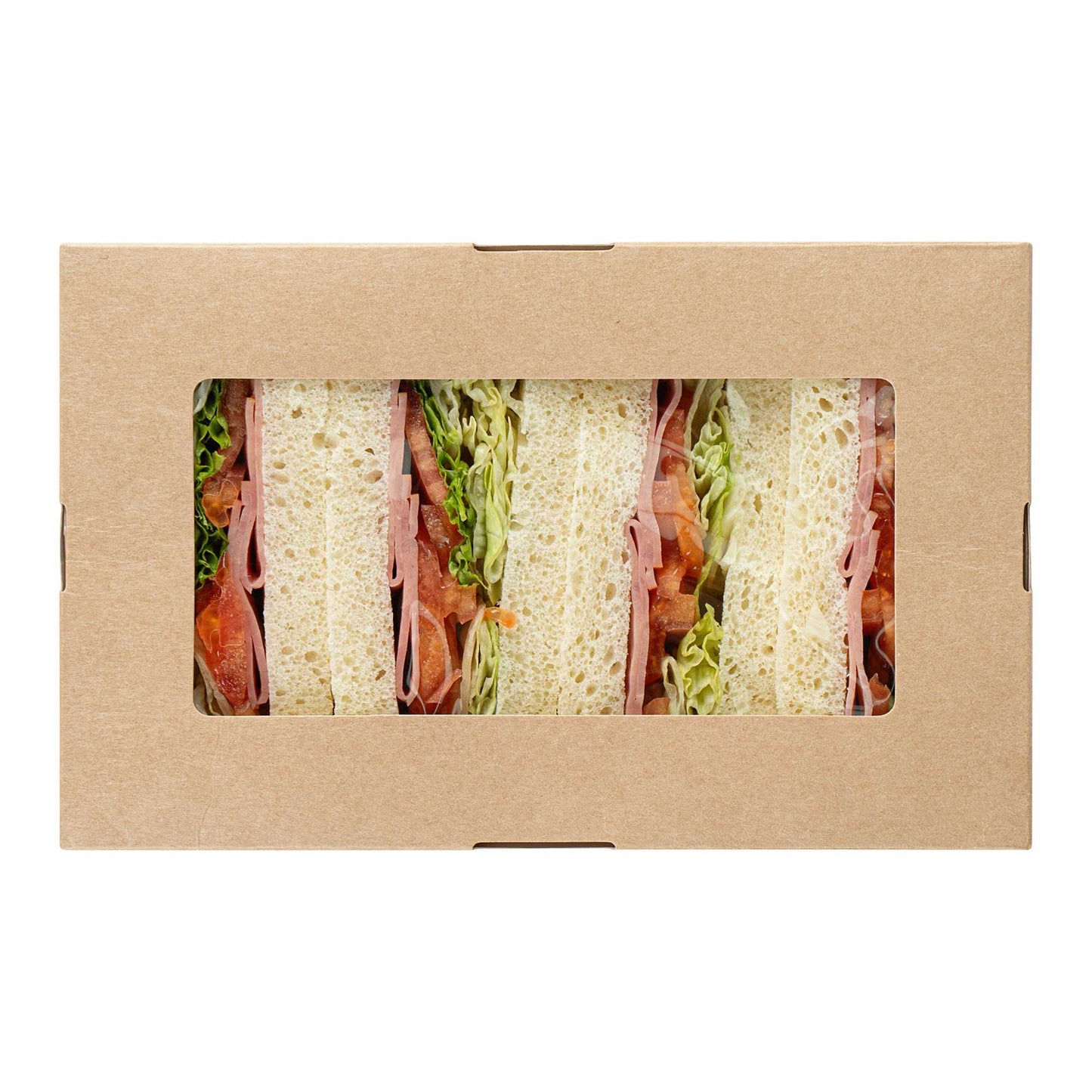 Cafe Vision 34 oz Rectangle Kraft Paper Large Take Out Container - 8 1/2" x 5 1/4" x 1 1/2" - 200 count box