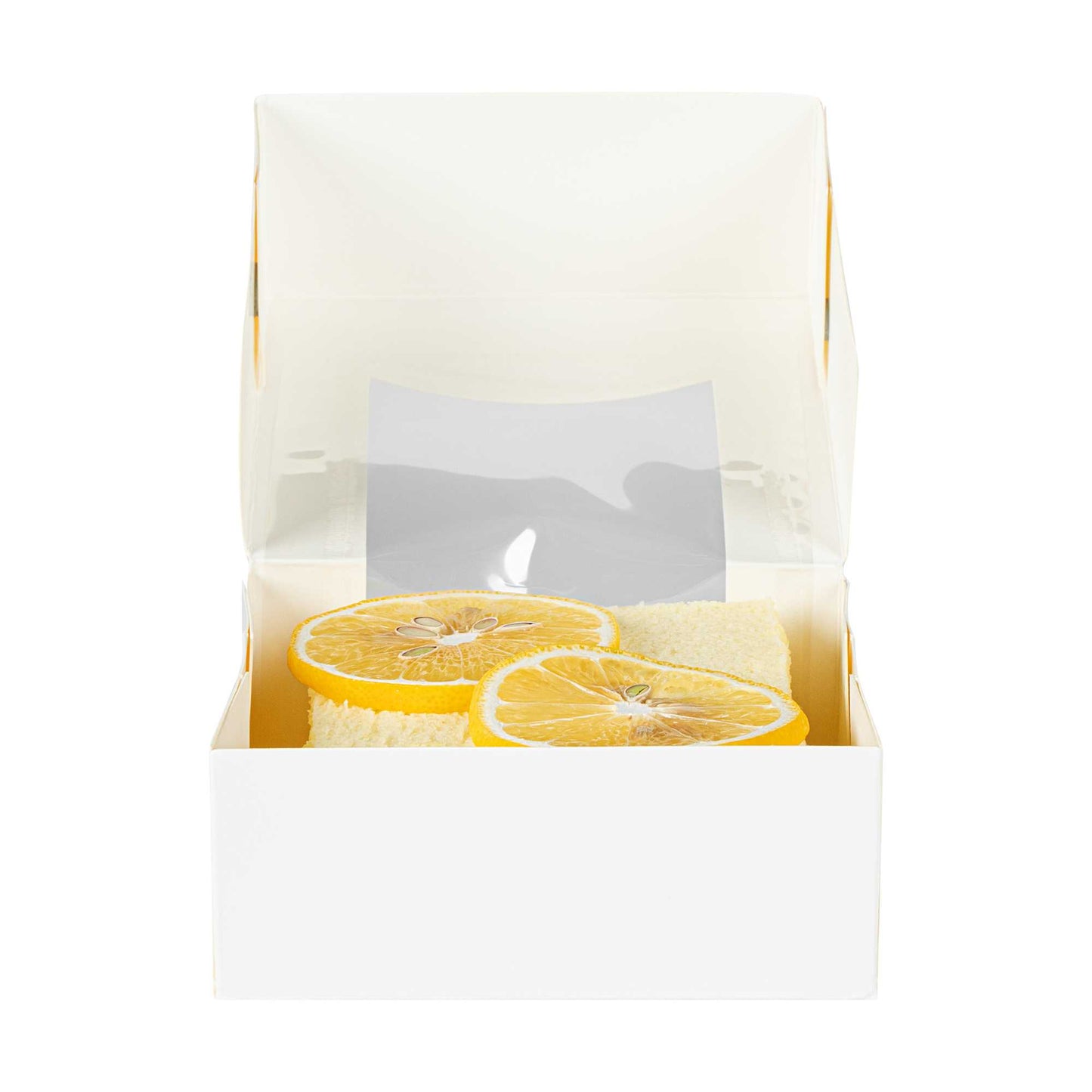 Cafe Vision 11 oz Square White Paper Small Take Out Container - 4" x 4" x 1 1/2" - 200 count box