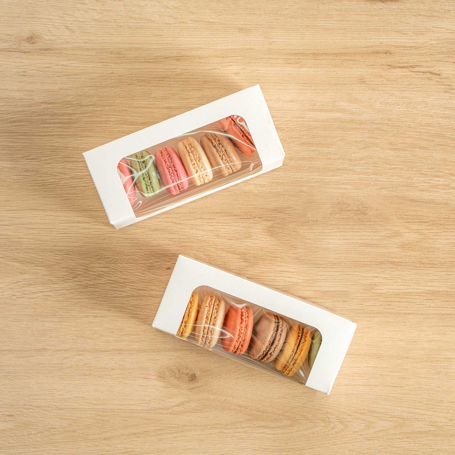 Cafe Vision 13 oz Rectangle White Paper Small Take Out Container - 6" x 2 1/2" x 2" - 50 count box