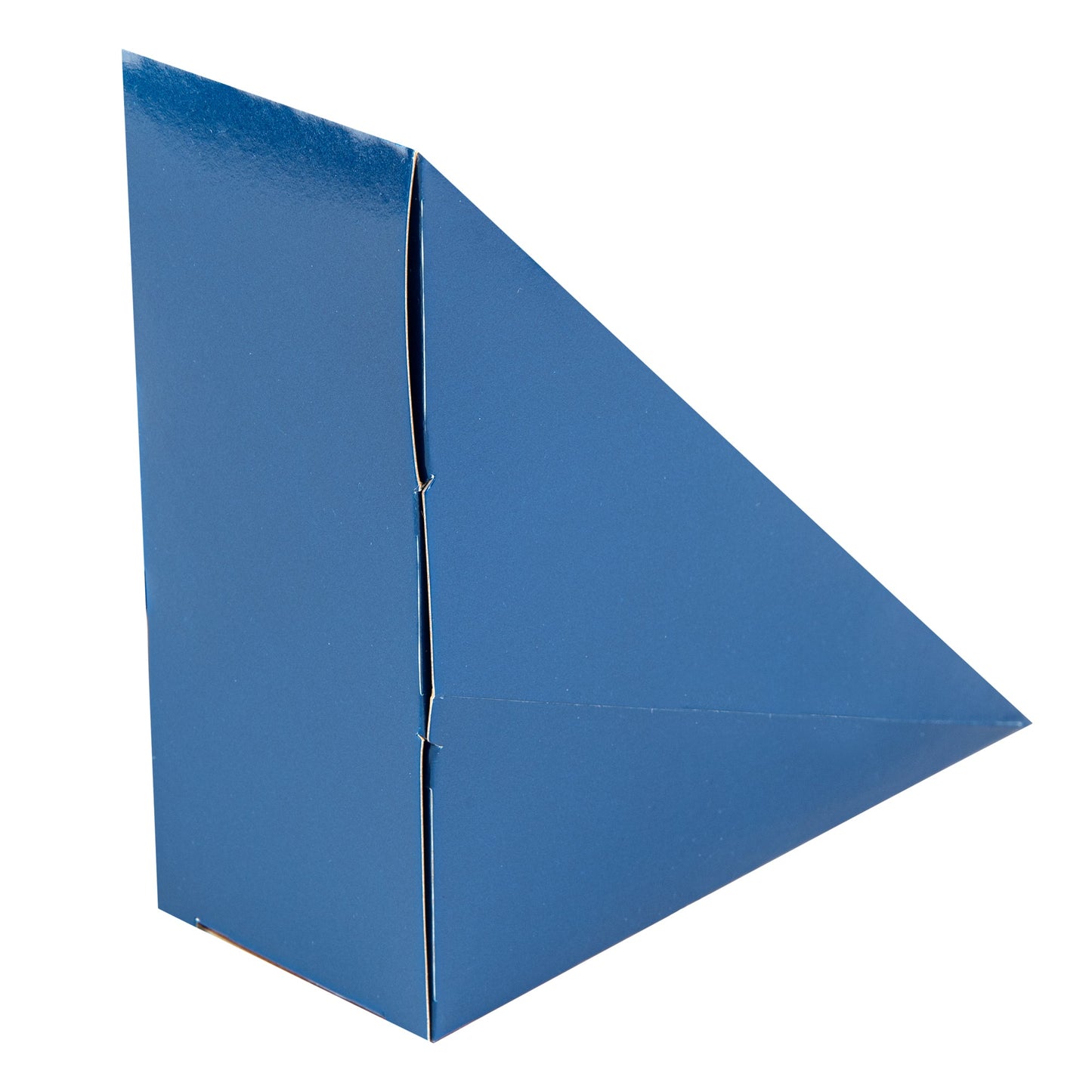 Cafe Vision Triangle Frenchie Paper Small Sandwich Box - 4 3/4" x 4 3/4" x 2" - 200 count box