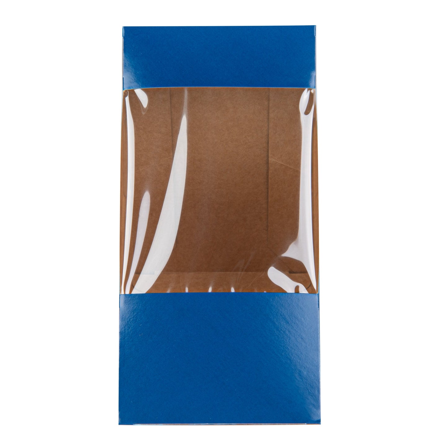 Cafe Vision Triangle Frenchie Paper Medium Sandwich Box - 4 3/4" x 4 3/4" x 2 3/4" - 200 count box