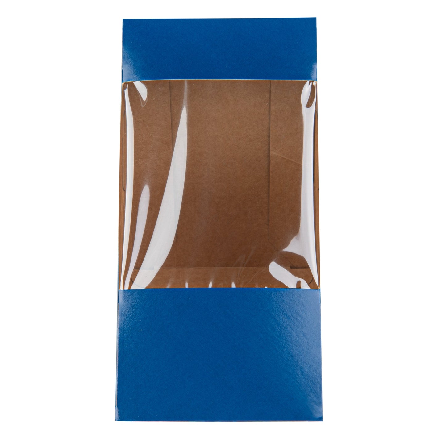 Cafe Vision Triangle Frenchie Paper Large Sandwich Box - 4 3/4" x 4 3/4" x 3 1/4" - 25 count box