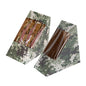 Cafe Vision Triangle Camouflage Paper Large Sandwich Box - 4 3/4" x 4 3/4" x 3 1/4" - 25 count box