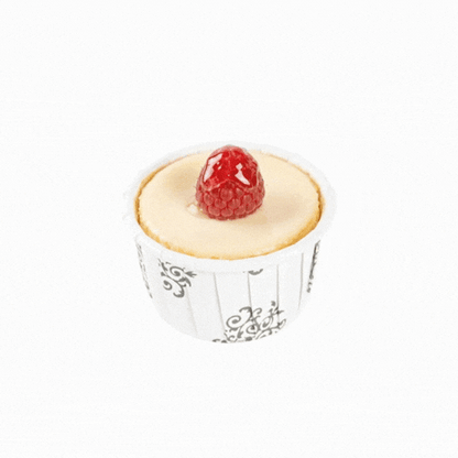 Panificio 1 oz Round Vintage Floral Paper Small Baking Cup - Pleated - 2" x 2" x 1 1/4" - 200 count box