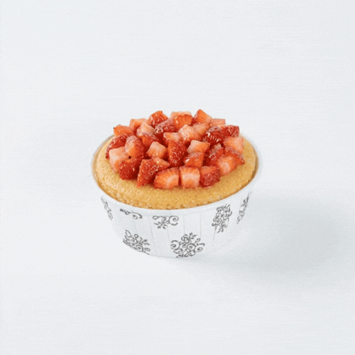 Panificio 5 oz Round Vintage Floral Paper Large Baking Cup - Pleated - 3 3/4" x 3 3/4" x 1 1/2" - 200 count box