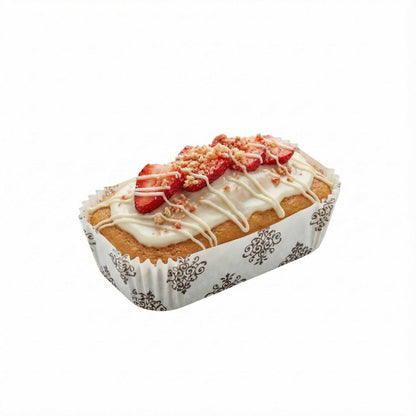 Panificio 5 oz Elliptical Vintage Floral Paper Large Baking Cup - Ridged - 4 1/2" x 2 1/2" x 1 1/4" - 200 count box