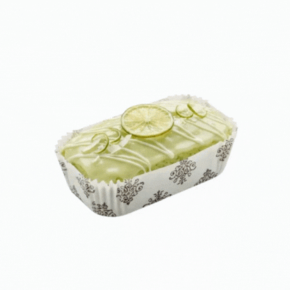 Panificio 5 oz Elliptical Vintage Floral Paper Large Baking Cup - Ridged - 4 1/2" x 2 1/2" x 1 1/4" - 200 count box