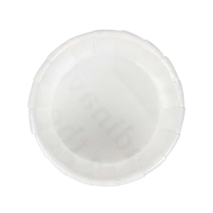 Panificio 1 oz Round Newsprint Paper Small Baking Cup - Pleated - 2" x 2" x 1 1/4" - 200 count box