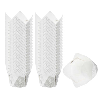 Panificio 1 oz Tulip Newsprint Paper Regular Baking Cup - 3" x 3" x 3 1/2" - 200 count box