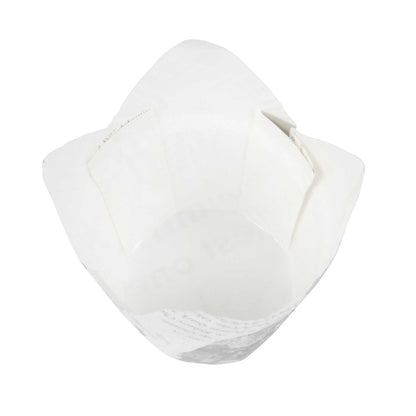 Panificio 1 oz Tulip Newsprint Paper Regular Baking Cup - 3" x 3" x 3 1/2" - 200 count box