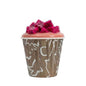 Panificio 4 oz Round Chocolate Wisp Paper Tall Baking Cup - Pleated - 3" x 3" x 2 3/4" - 200 count box