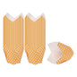 Panificio 2 oz Tulip Polka-Dotted Hot Orange Paper Tall Baking Cup - 3 1/4" x 3 1/4" x 3 1/2" - 200 count box
