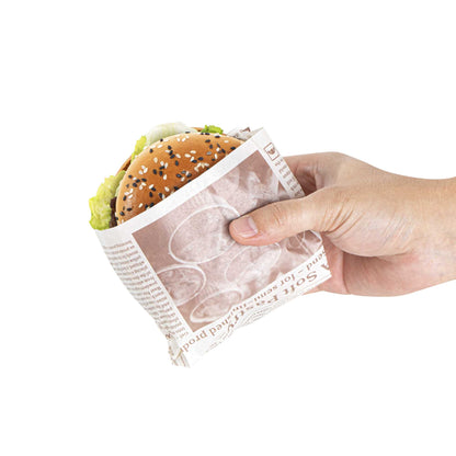 Gastronomia Newsprint Paper Food Wrap and Basket Liner - Greaseproof - 15" x 11" - 200 count box