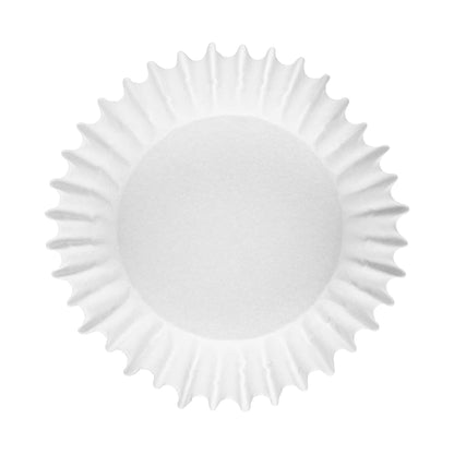 Panificio 0.4 oz Round Metallic Silver Paper Baking Cup - Foil-Coated - 1 1/4" x 1 1/4" x 3/4" - 200 count box