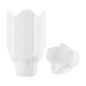 Panificio 6 oz Daffodil White Paper Baking Cup - Greaseproof - 3 1/4" x 3 1/4" x 3" - 200 count box