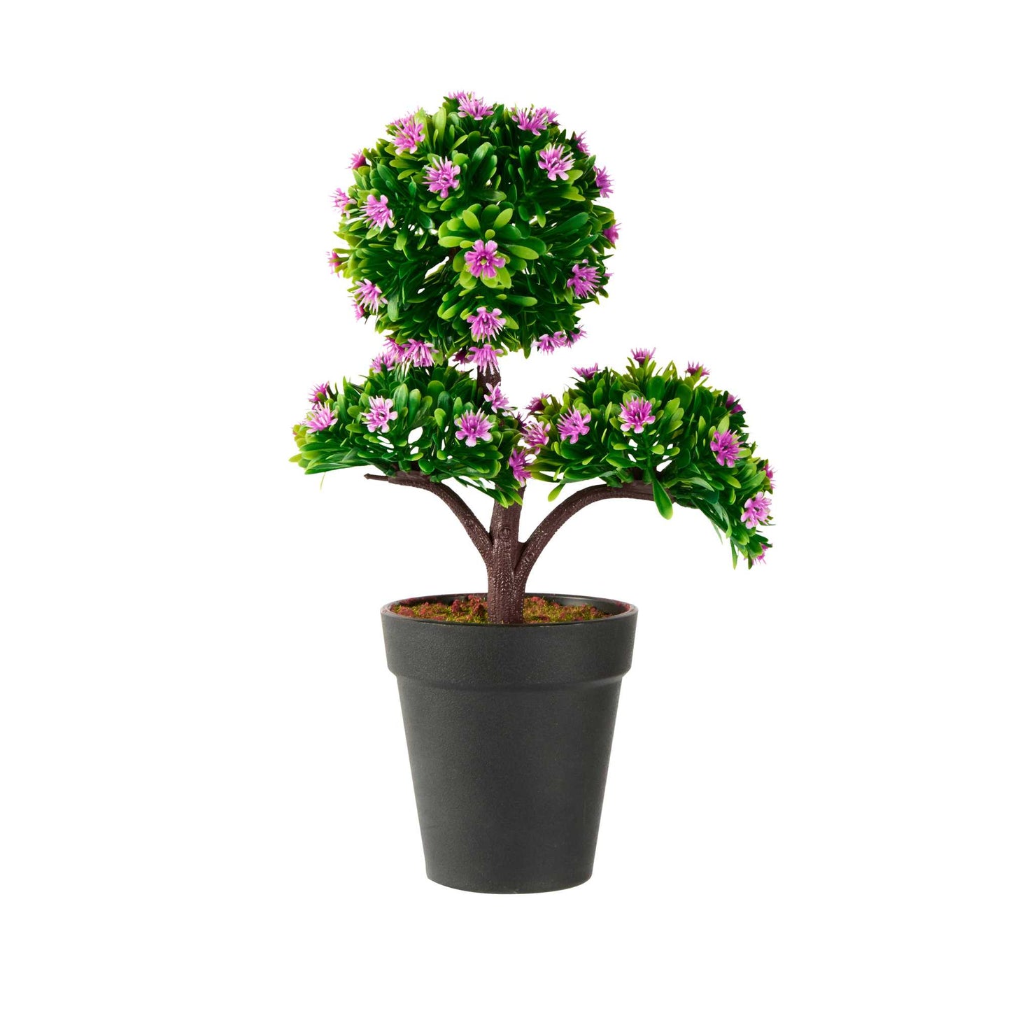 Fiore Purple Plastic Mini Crape Myrtle in Plastic Pot - 7 1/2" x 4" x 11" - 1 count box