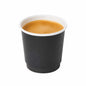 Restpresso 4 oz Black Paper Coffee Cup - Double Wall - 2 1/2" x 2 1/2" x 2 1/4" - 25 count box