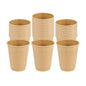 Restpresso 12 oz Kraft Paper Coffee Cup - Double Wall - 3 1/2" x 3 1/2" x 4 1/4" - 25 count box
