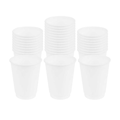 Restpresso 12 oz White Paper Coffee Cup - Double Wall - 3 1/2" x 3 1/2" x 4 1/4" - 25 count box