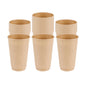 Restpresso 16 oz Kraft Paper Coffee Cup - Double Wall - 3 1/2" x 3 1/2" x 5 1/2" - 25 count box