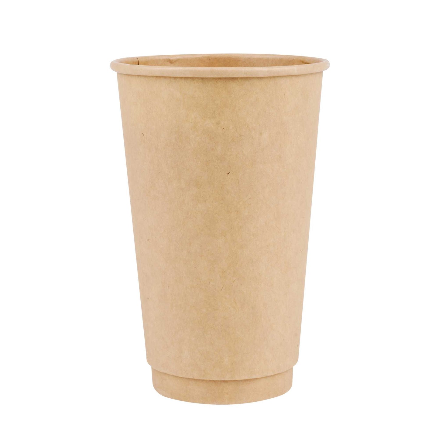 Restpresso 16 oz Kraft Paper Coffee Cup - Double Wall - 3 1/2" x 3 1/2" x 5 1/2" - 25 count box