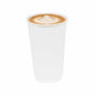Restpresso 16 oz White Paper Coffee Cup - Double Wall - 3 1/2" x 3 1/2" x 5 1/2" - 25 count box