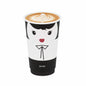 Restpresso 16 oz Madame Paper Coffee Cup - Double Wall - 3 1/2" x 3 1/2" x 5 1/2" - 25 count box