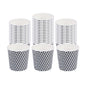 Restpresso 4 oz Houndstooth Paper Coffee Cup - Spiral Wall - 2 1/2" x 2 1/2" x 2 1/4" - 500 count box