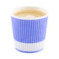 Restpresso 4 oz Light Purple Paper Coffee Cup - Ripple Wall - 2 1/2" x 2 1/2" x 2 1/4" - 500 count box
