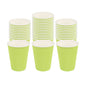 Restpresso 12 oz Eco Green Paper Coffee Cup - Ripple Wall - 3 1/2" x 3 1/2" x 4 1/4" - 500 count box