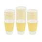 Restpresso 12 oz Light Yellow Paper Coffee Cup - Ripple Wall - 3 1/2" x 3 1/2" x 4 1/4" - 500 count box