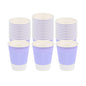 Restpresso 12 oz Light Purple Paper Coffee Cup - Ripple Wall - 3 1/2" x 3 1/2" x 4 1/4" - 25 count box