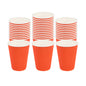 Restpresso 12 oz Tangerine Orange Paper Coffee Cup - Ripple Wall - 3 1/2" x 3 1/2" x 4 1/4" - 500 count box
