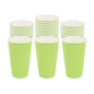 Restpresso 16 oz Eco Green Paper Coffee Cup - Ripple Wall - 3 1/2" x 3 1/2" x 5 1/2" - 500 count box