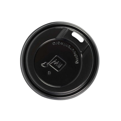 Restpresso Black Plastic Coffee Cup Lid - Fits 4 oz - 500 count box