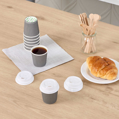 Restpresso White Plastic Coffee Cup Lid - Fits 4 oz - 500 count box