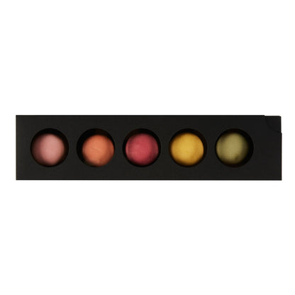 Valentino Rectangle Black Paper Macaron Box - Holds 5 Macarons - 12" x 3" x 1 1/2" - 100 count box
