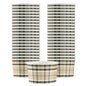 Coppetta 3 oz Round Plaid Paper To Go Cup - 3" x 3" x 1 3/4" - 50 count box