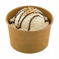 Coppetta 3 oz Round Kraft Paper To Go Cup - 3" x 3" x 1 3/4" - 50 count box