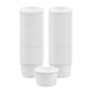 Coppetta 3 oz Round White Paper To Go Cup - 3" x 3" x 1 3/4" - 200 count box
