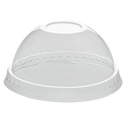 Coppetta Round Clear Plastic To Go Cup Dome Lid - Fits 3 oz - 200 count box