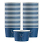 Coppetta 5 oz Round Frenchie Paper To Go Cup - 3 1/4" x 3 1/4" x 2" - 200 count box