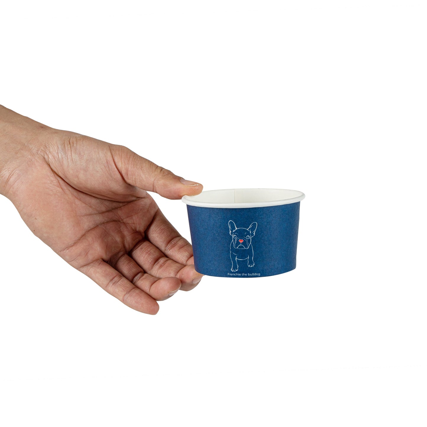 Coppetta 5 oz Round Frenchie Paper To Go Cup - 3 1/4" x 3 1/4" x 2" - 50 count box