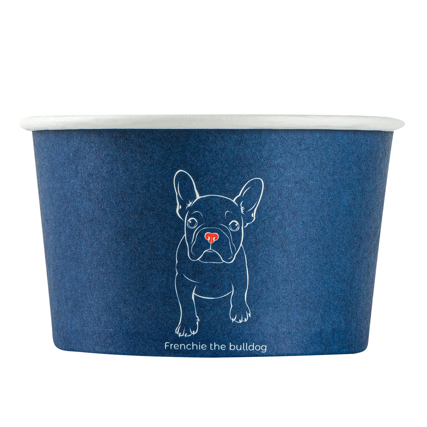 Coppetta 5 oz Round Frenchie Paper To Go Cup - 3 1/4" x 3 1/4" x 2" - 200 count box